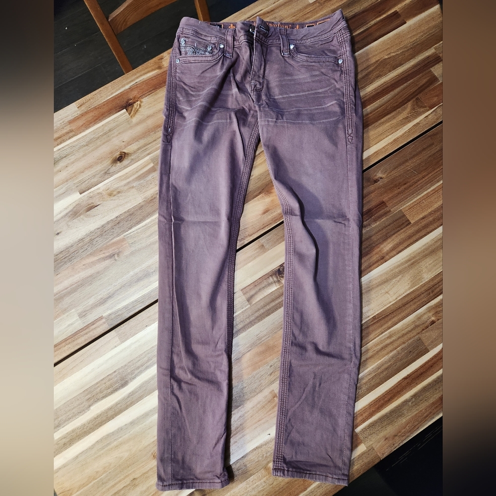 Rock Revival Dusty Mauve skinny jeans